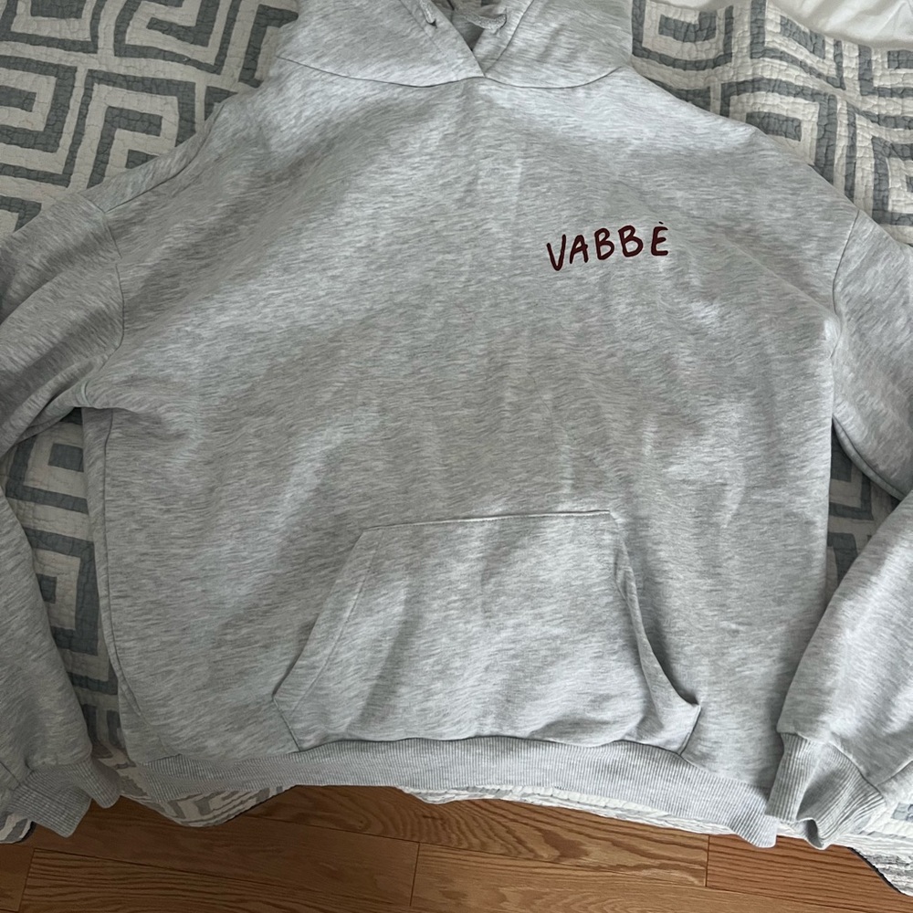 Gray subdued Hoodie